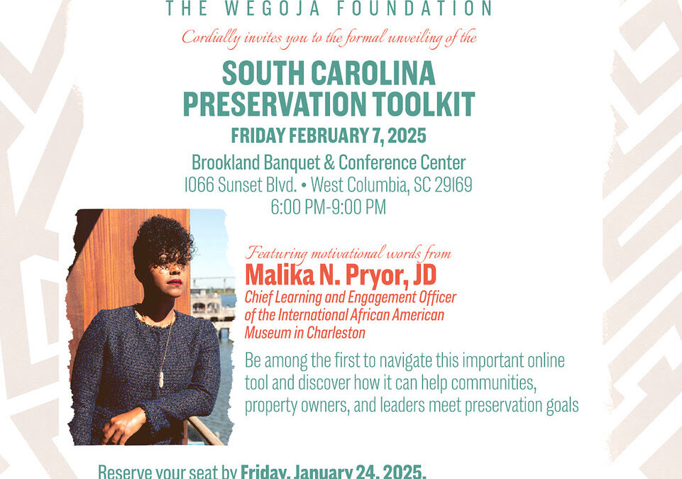 SC Preservation Toolkit Reveal and Formal Launch Gala – February 7, 2025